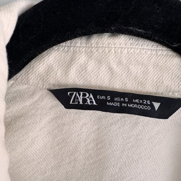 ZARA Off-White Utility Shacket – Size S - Picture 2 of 3